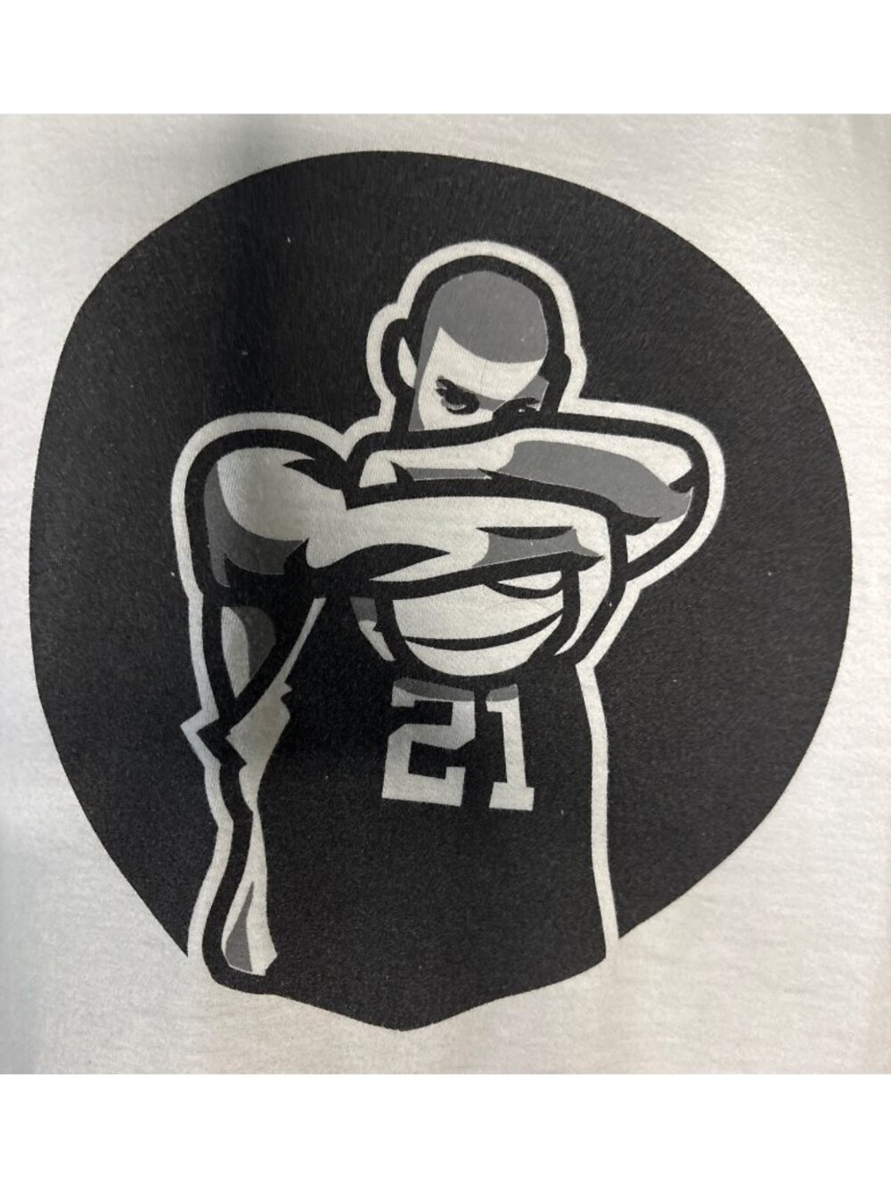 San Antonio Spurs Tim Duncan #21 Legendary Basketball White T-Shirt 2016 Mens XL - Picture 5 of 12